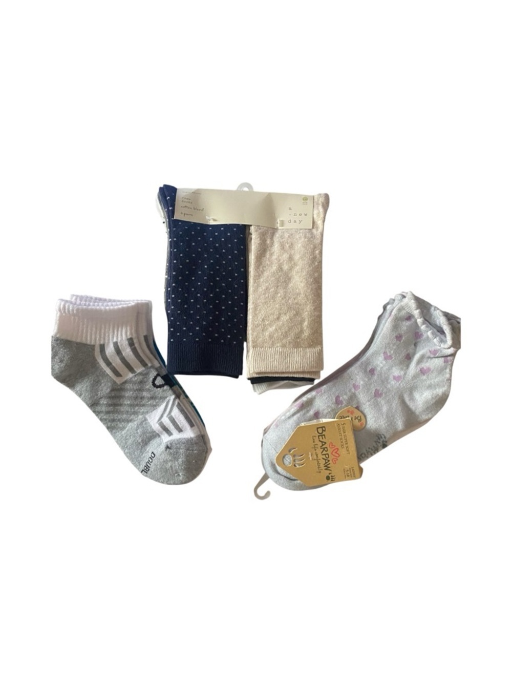 NWT-WOMENS SOCK BUNDLE-BEARPAW-A NEW DAY-XTEMP-TOTAL OF 14 PAIRS